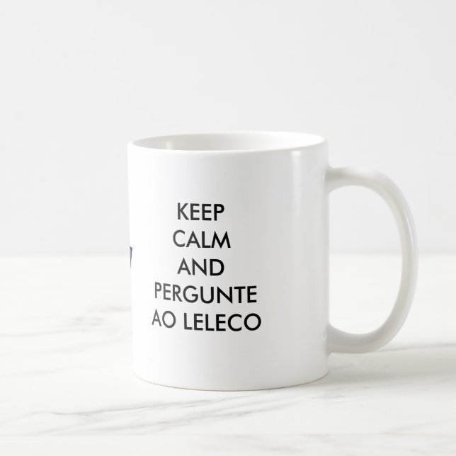 Taza De Café Caneca PERGUNTE AO LELECO (Derecha)