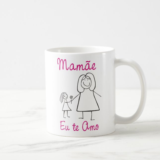 Taza De Café Caneca personalizada dia das mães (Derecha)