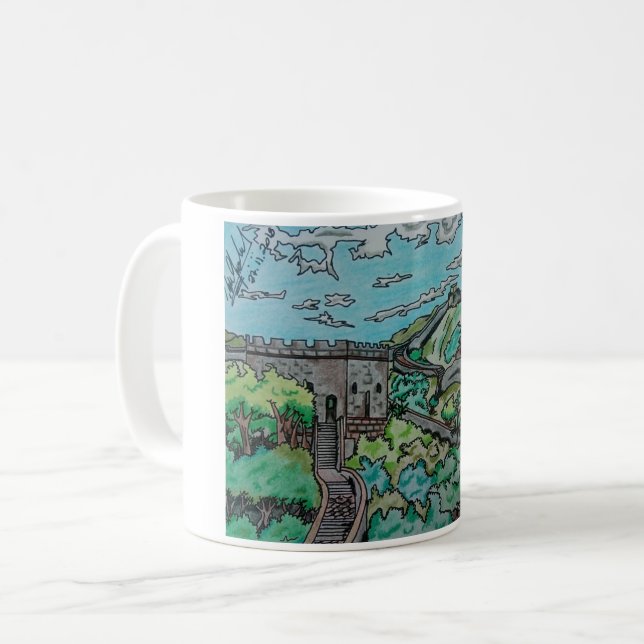 Taza De Café Caneca personalizada - Paisagem (Anverso izquierdo)