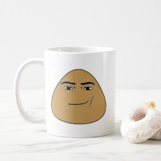 Taza De Café caneca pou com rosto de homem