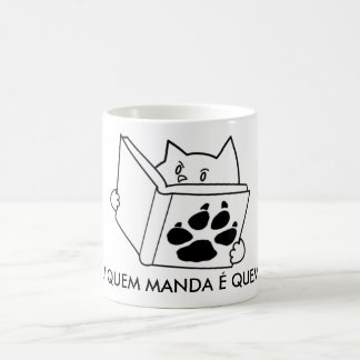Taza De Café Caneca QUEM MANDA