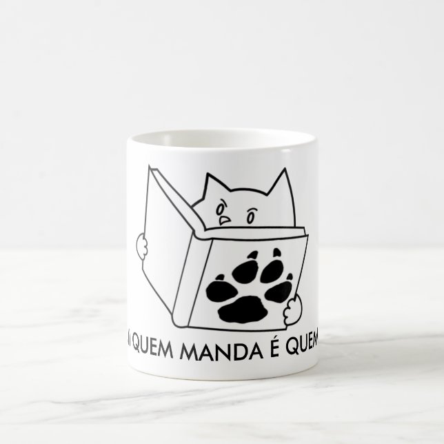 Taza De Café Caneca QUEM MANDA (Centro)