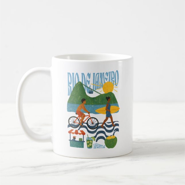 Taza De Café Caneca Rio de Janeiro - Brasil (Izquierda)