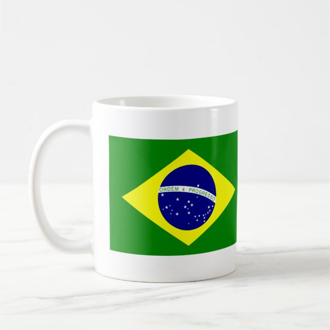 Taza De Café Caneca Souvenir Brasil (Izquierda)