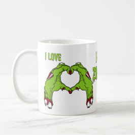 Taza De Café caneca Zombie Love