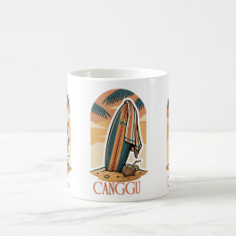 Taza De Café Canggu Sunset Surf – Vintage Tropical Beach Vibes