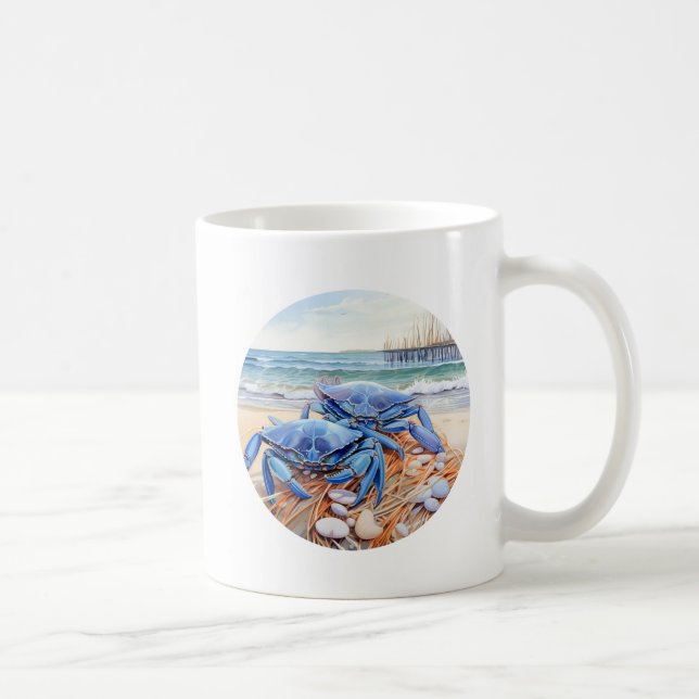 Taza De Café Cangrejo azul (Derecha)