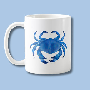 Taza De Café Cangrejo Azul