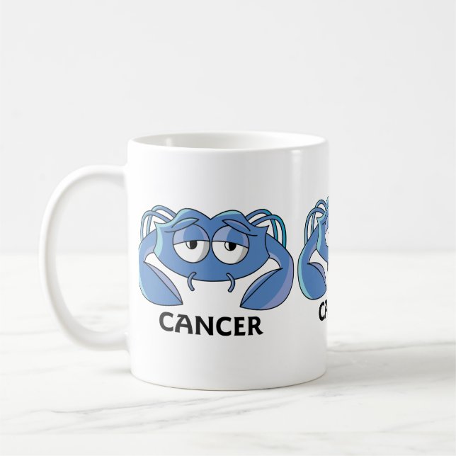 Taza De Café Cangrejo azul de cáncer (Izquierda)