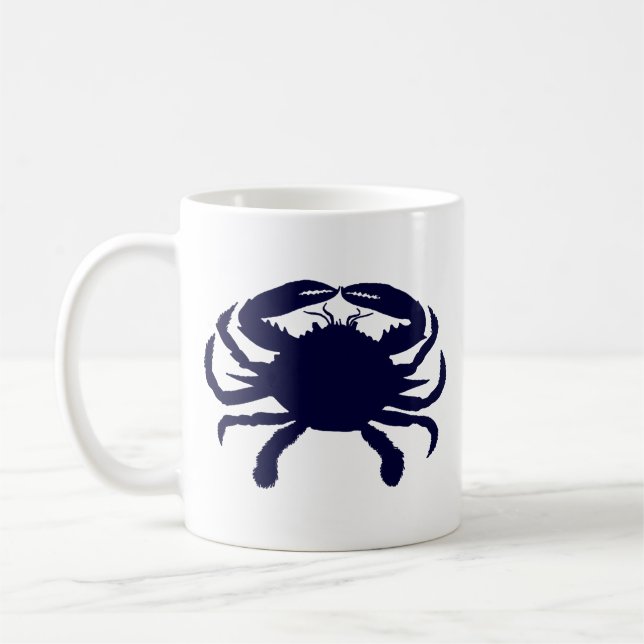 Taza De Café Cangrejo azul oscuro (Izquierda)