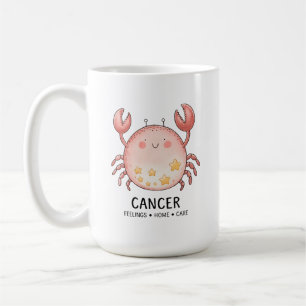 Taza De Café Cangrejo con estrellas de cáncer