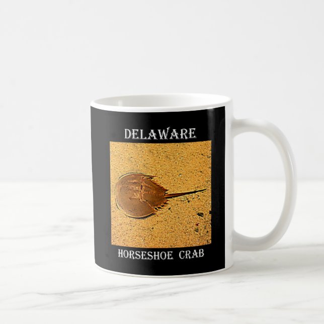 Taza De Café Cangrejo de herradura de Delaware (Derecha)