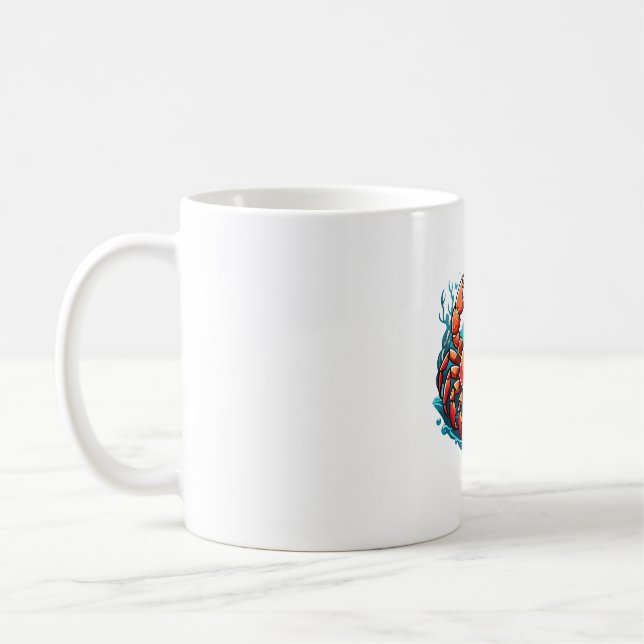 Taza De Café cangrejo-divertido (Izquierda)