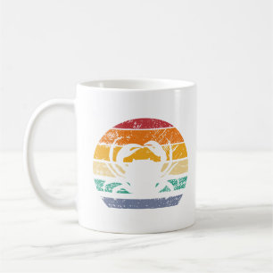 Taza De Café Cangrejo Vintage Lover Funny Crab Retro