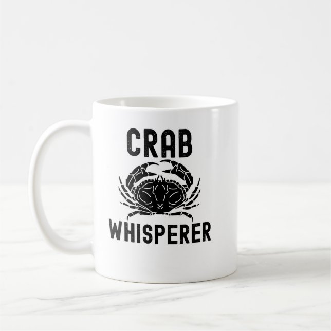 Taza De Café Cangrejo Whisperer Caza de Cangrejo (Izquierda)