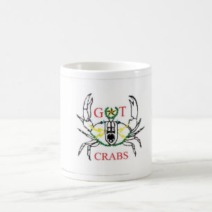 Taza De Café Cangrejos conseguidos