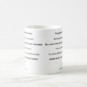 Taza De Café Cangrejos emocionales todos para arriba en su