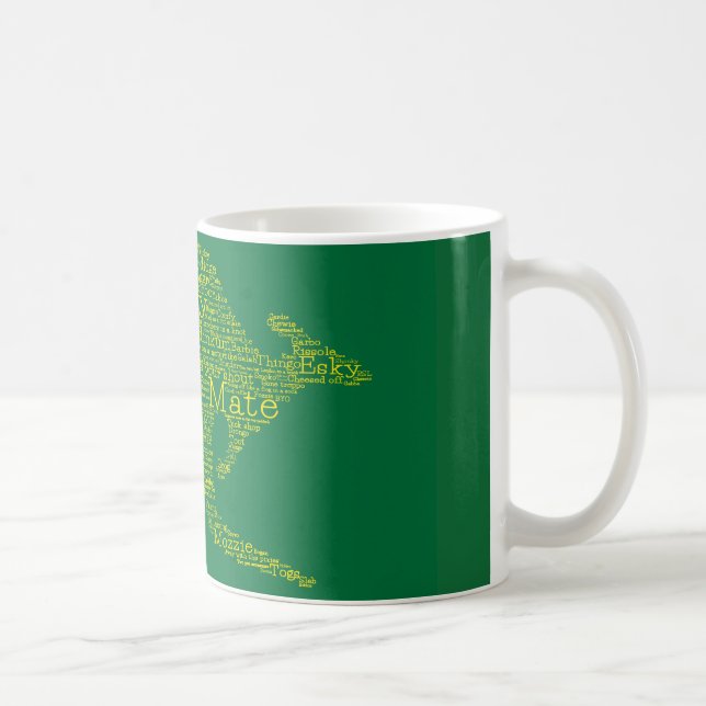 Taza De Café Canguro hecho de jerga australiana (Derecha)