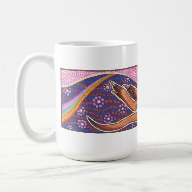 Taza De Café Canguro que soña el amanecer (Izquierda)