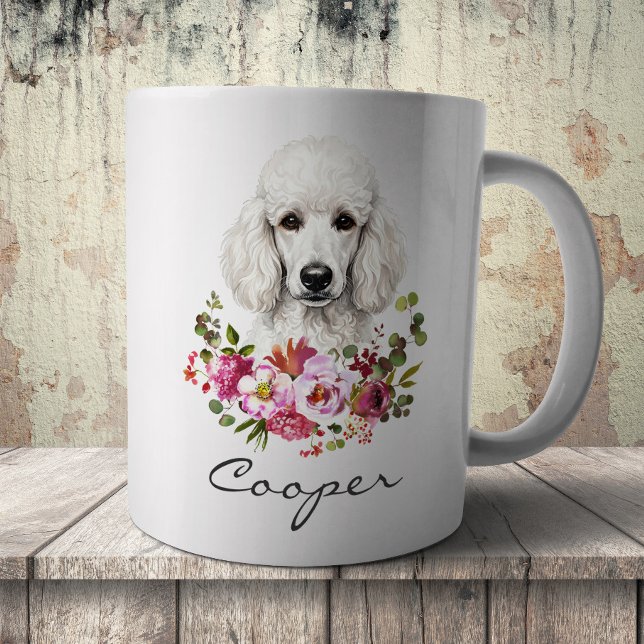 Taza De Café Caniche al acuarela (Subido por el creador)