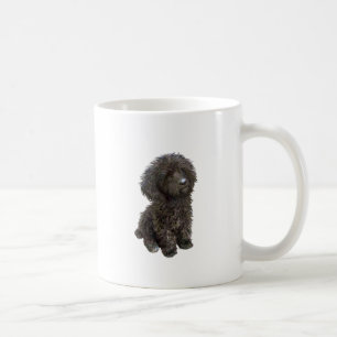 Taza De Café Caniche - cachorro de juguete negro