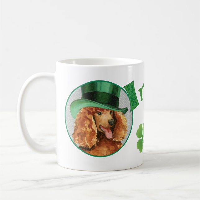 Taza De Café Caniche del día de St Patrick (Izquierda)