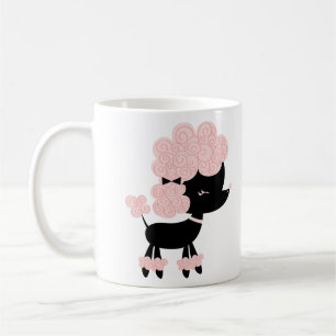 Taza De Café Caniche francés de dibujos animados