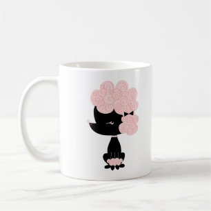 Taza De Café Caniche francés de dibujos animados