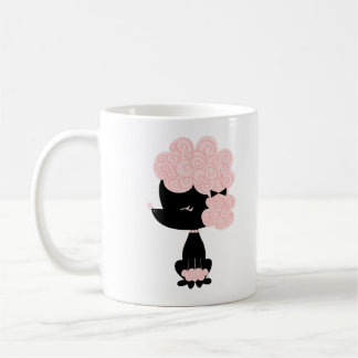 Taza De Café Caniche francés de dibujos animados