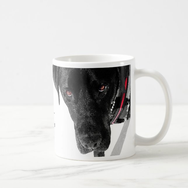 Taza de café canina de "Tucker" de la protección (Derecha)