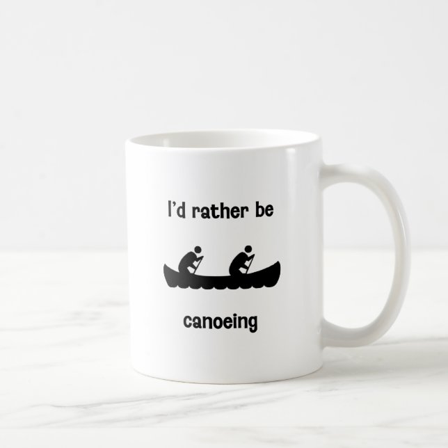Taza De Café Canoeing bastante (Derecha)
