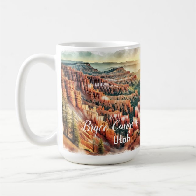 Taza De Café Cañón Bryce, Parque Nacional de Utah (Izquierda)