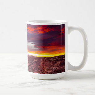 Taza De Café Cañón de Chelly, puesta de sol, Arizona