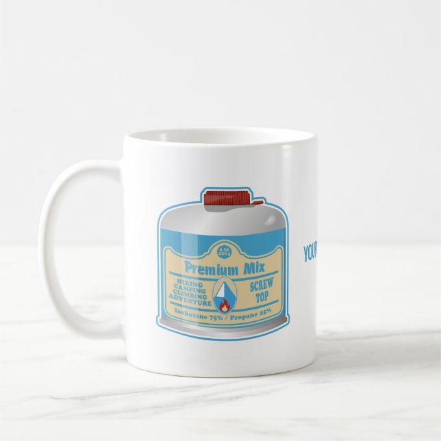 Taza De Café Cañón de combustible para cocina de campamento pro (Izquierda)