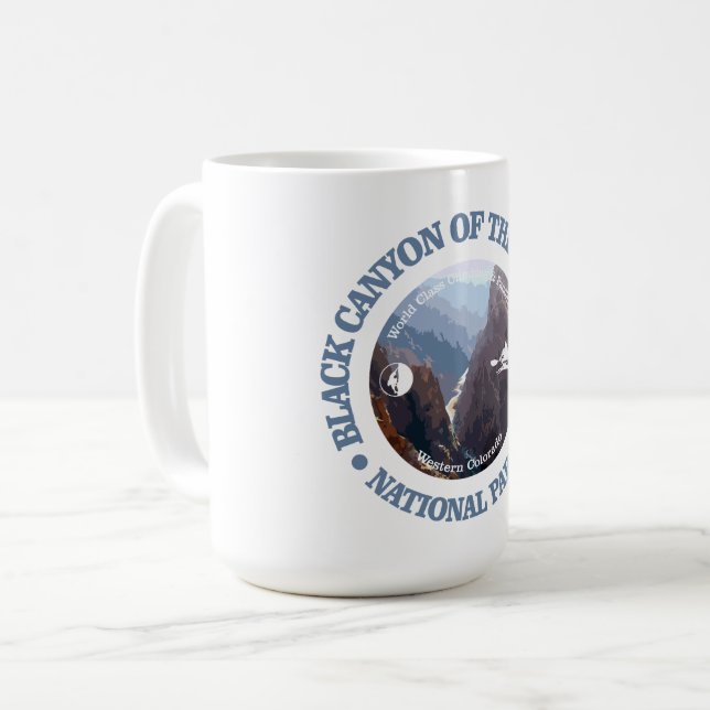 Taza De Café Cañón negro de Gunnison NP (C) (Anverso izquierdo)