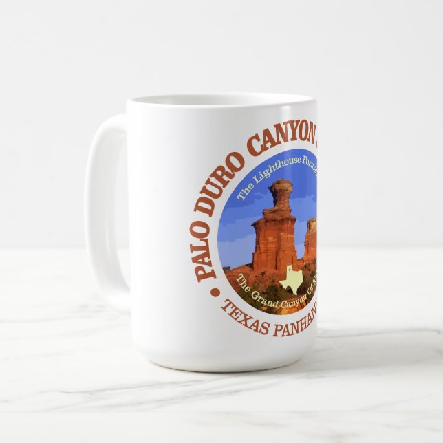 Taza De Café Cañón Palo Duro SP (Anverso izquierdo)