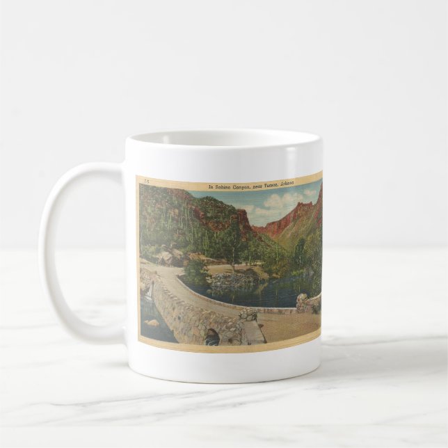 Taza De Café Cañón Sabino de 1942, Tucson, AZ (Izquierda)