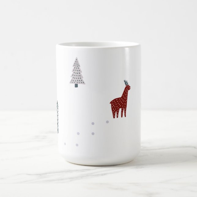 Taza De Café Cañones de nieve de ciervo (Centro)