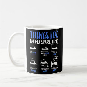 Taza De Café Canotear cosas que hago en mi canoa deportiva de t