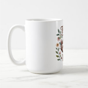 Taza De Café Cansada Como Una Madre