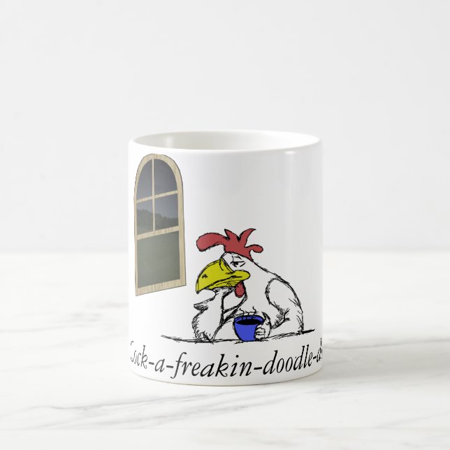 Taza de café cansada del pollo (Centro)