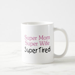 Taza De Café Cansado estupendo de la esposa estupenda estupenda