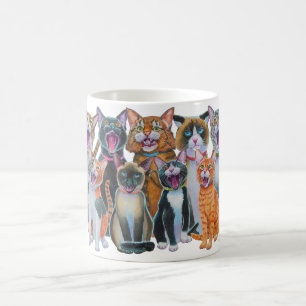 Taza De Café Cantando gatos