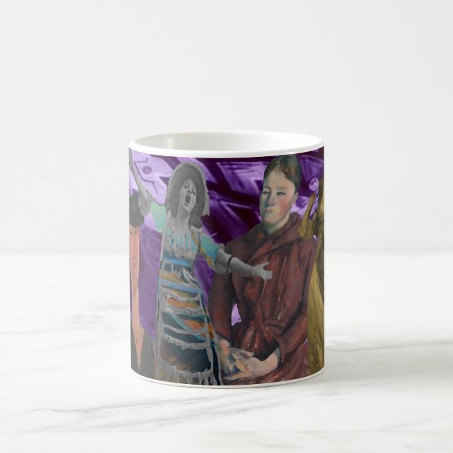 Taza De Café Cantando música (Centro)