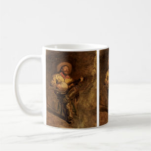 Taza De Café Cantando vaquero antiguo por Thomas Eakins