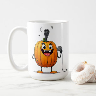 Taza De Café Cantante de calabaza