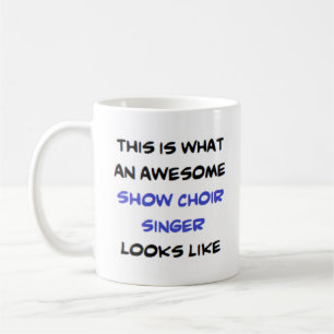 Taza De Café cantante de coro de show impresionante