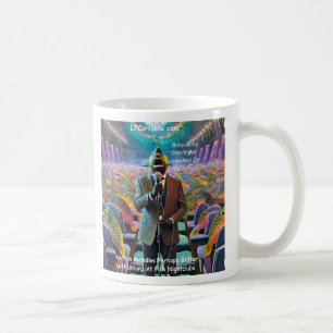 Taza De Café Cantante de Rick London Fish Nightclub Cómico