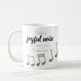Taza De Café Cantante musical de Nota musical