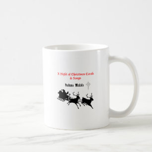 Taza De Café Cantar a lo largo de los Navidades - villancicos y